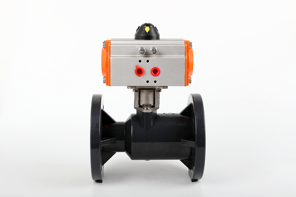 振兴气动法兰一体球阀